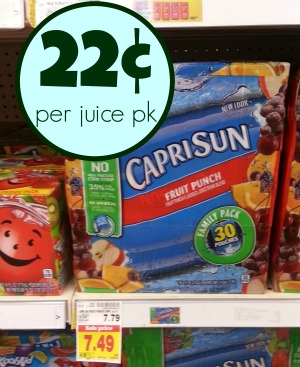 Capri sun coupons kroger