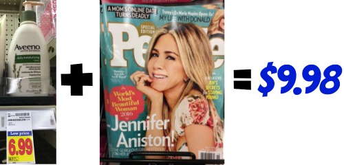 Aveeno Moisturizing Lotion + People Magazine Deal At Kroger