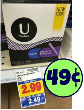 U By Kotex I Heart Kroger