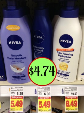 New Nivea Body Lotion Coupons & Deal At Kroger