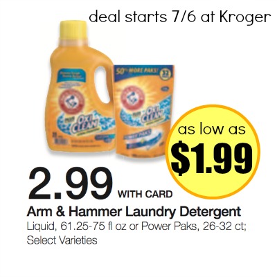 Arm and hammer detergent coupons 2019