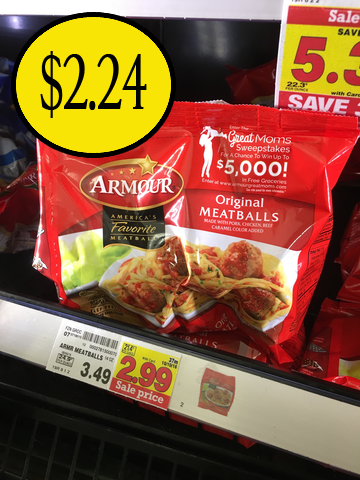 Armour meatballs coupons