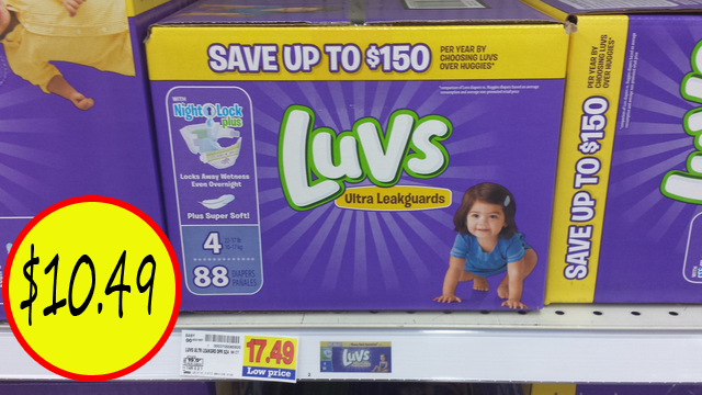 Luvs digital coupons