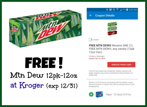 Free mountain dew coupons