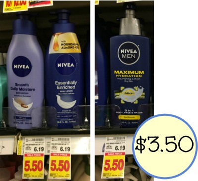 Nivea Body Lotion - Just $3.50 At Kroger