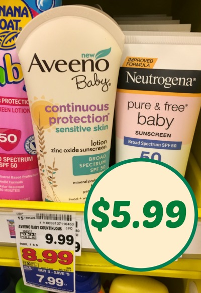New Aveeno Sun Care Coupon For The Kroger Mega Sale - 40% Off
