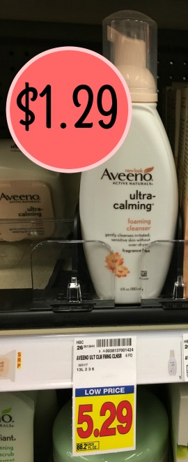 New Aveeno Coupon - Foaming Cleanser Just $1.29 At Kroger