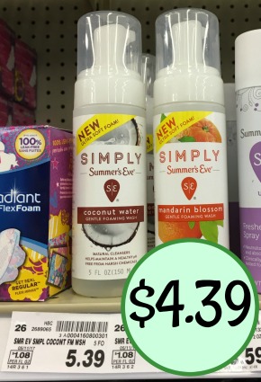 Simply summers eve foaming wash reviews