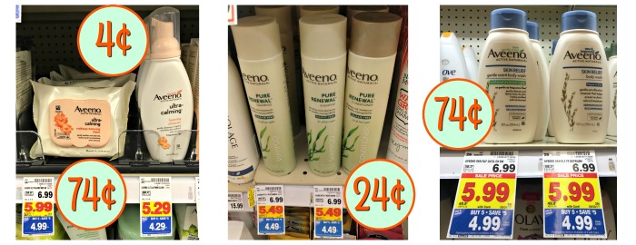 New Aveeno Coupon For The Kroger Mega Sale + Catalina = Cleansers As Low As 4¢!