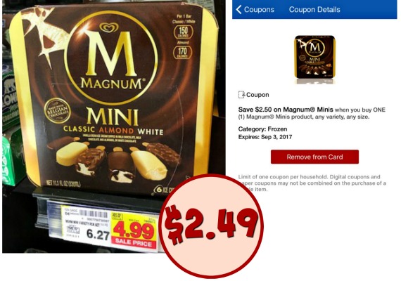 Magnum ice cream coupon august 2018