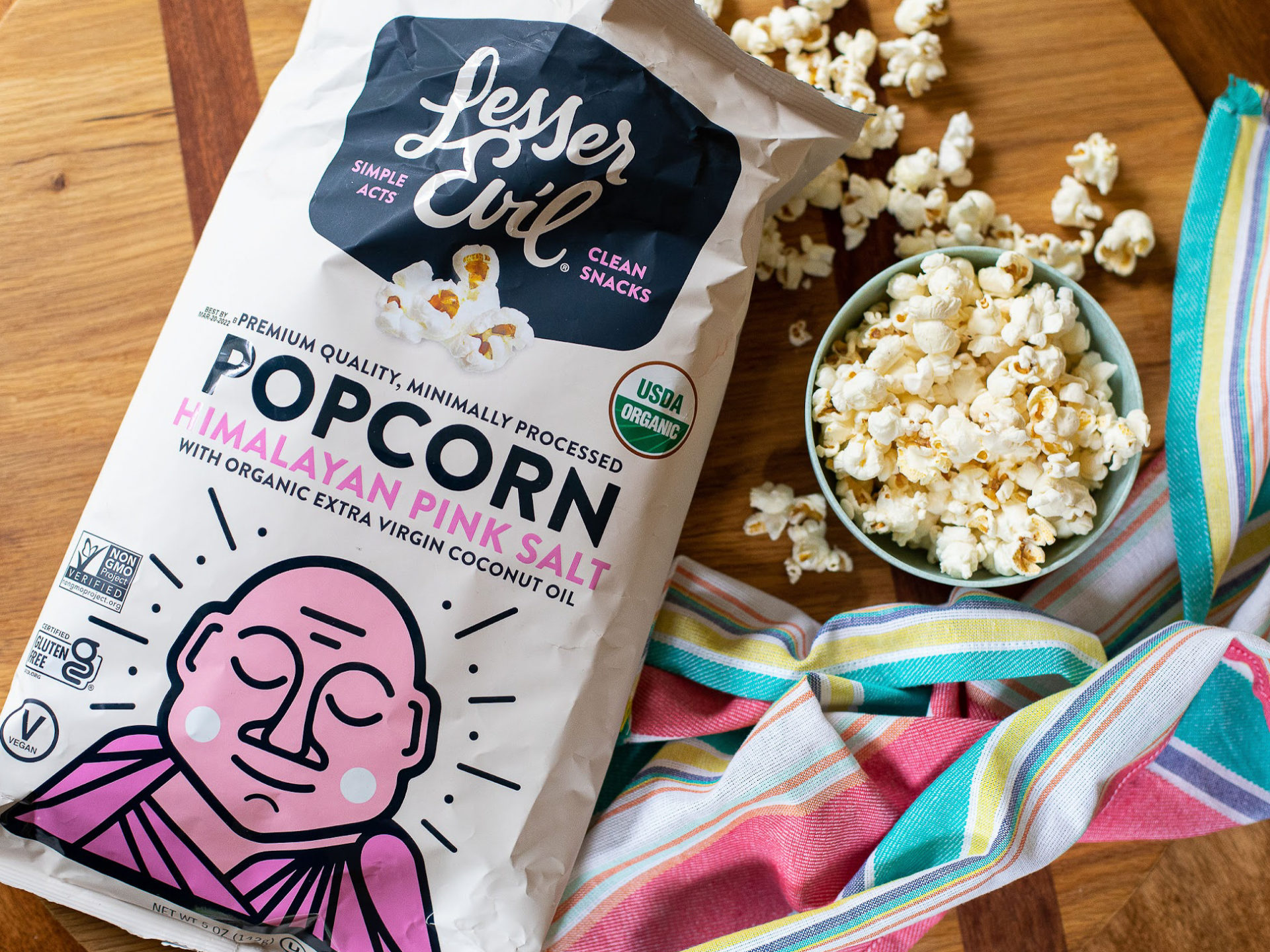 LesserEvil Organic Popcorn As Low As $1.99 At Kroger