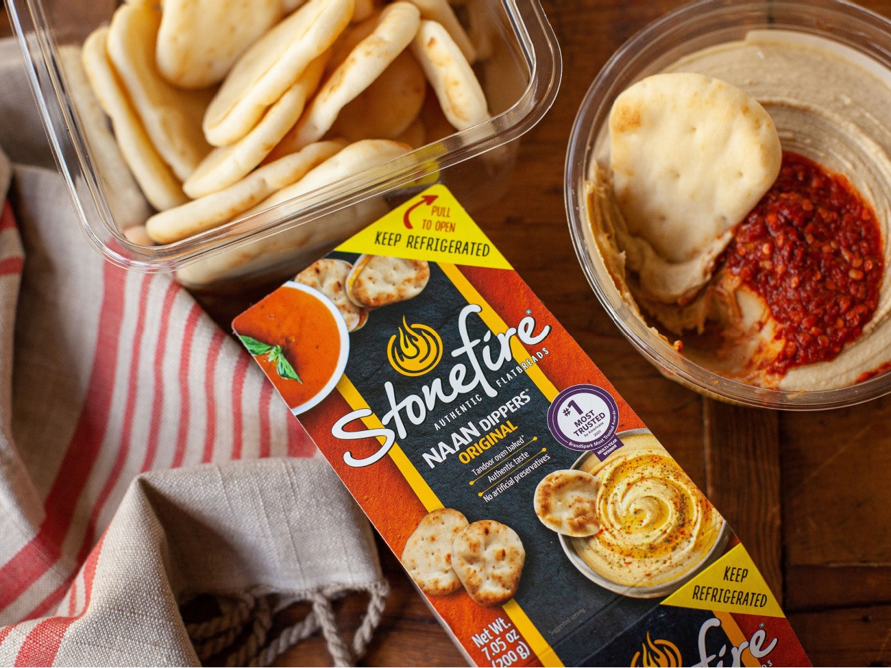 Stonefire Naan Dippers As Low As $1.99 At Kroger