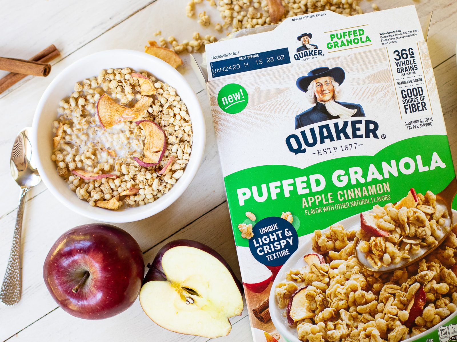 Grab A Box Of Quaker Puffed Granola For FREE At Kroger