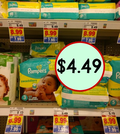 kroger pampers swaddlers