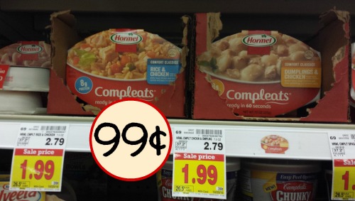 Hormel Compleats Microwave Meal 99 After Coupon At Kroger