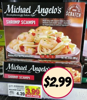 $1.00 Off Any One Michael Angelo’s Single Serve Product!