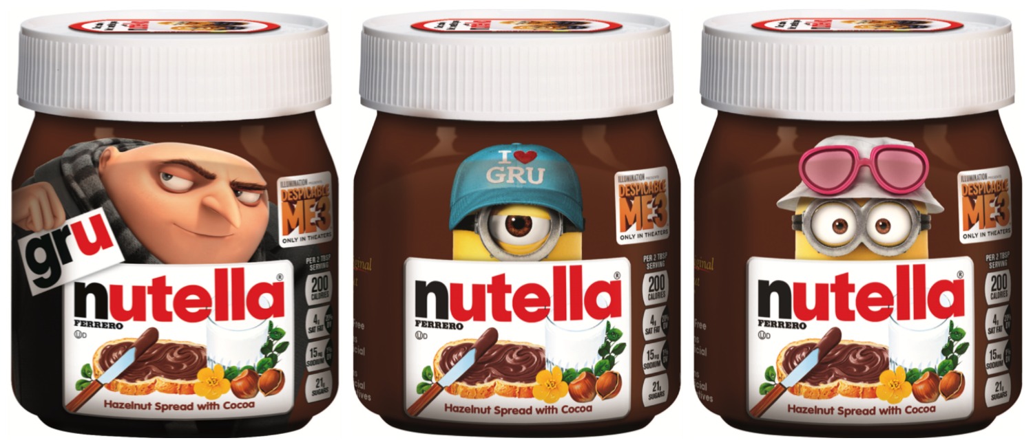 Find Great Savings & Special Edition Despicable Me 3 Themed Nutella® hazelnut spread At Kroger ...