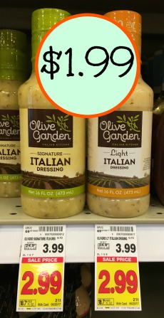 Olive Garden Dressing Just 1 99 At Kroger