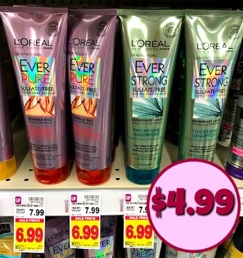 L Oreal Ever Hair Care Coupons Shampoo Or Conditioner Just 4 99