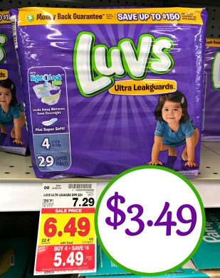 kroger luvs coupon