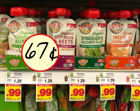 Earth's Best Organic Baby Food As Low As 67¢ At Kroger