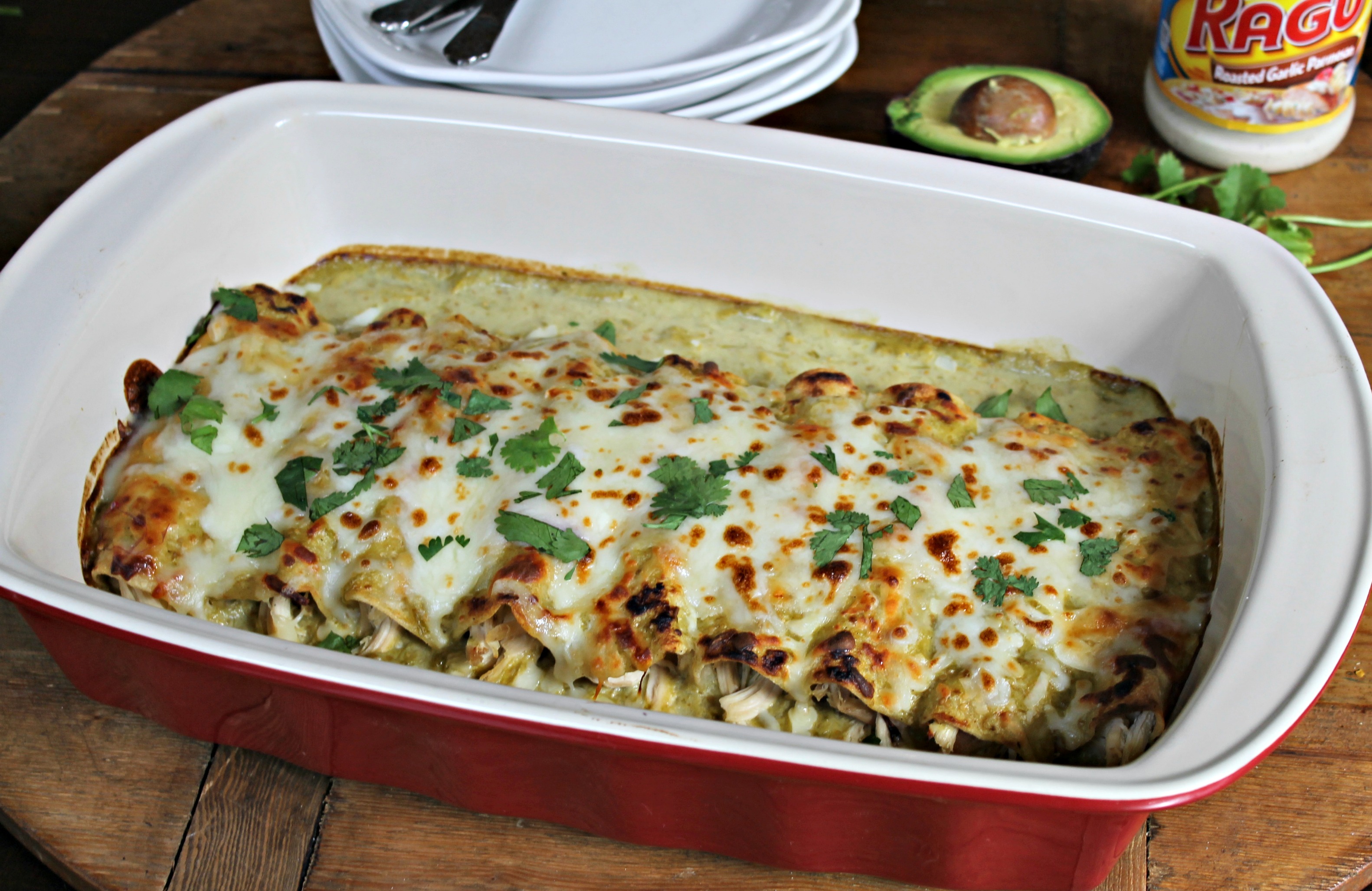 Chicken Enchiladas Suizas