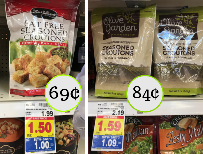 Crouton Deals At Kroger Mrs Cubbison S Croutons Just 69