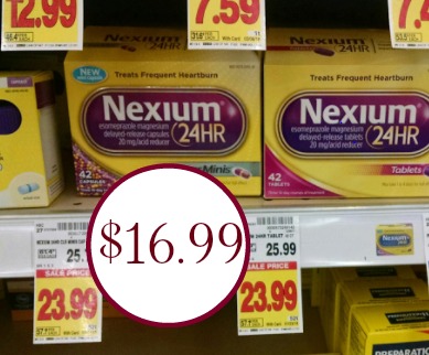 Nexium 24HR $16.99 The moment Sale Coupon At Kroger photo relating to Nexium Printable Coupon identify Nexium 24HR $16.99 Just after Sale Coupon At Kroger
