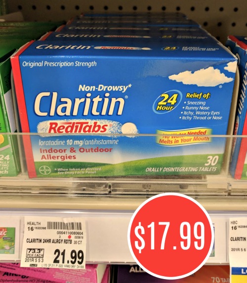 Fresh new Claritin Coupon - Redi-Tabs Merely $17.99 At Kroger graphic about Claritin Printable Coupon called Contemporary Claritin Coupon - Redi-Tabs Simply just $17.99 At Kroger