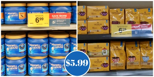 Maxwell House or Gevalia Coffee Only $5.99 At Kroger