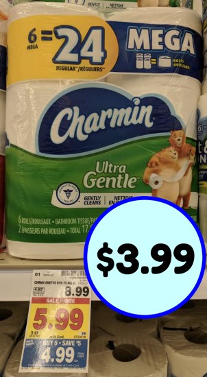 Download Charmin Bathroom Tissue - $3.99 During The Kroger Mega Sale Yellowimages Mockups