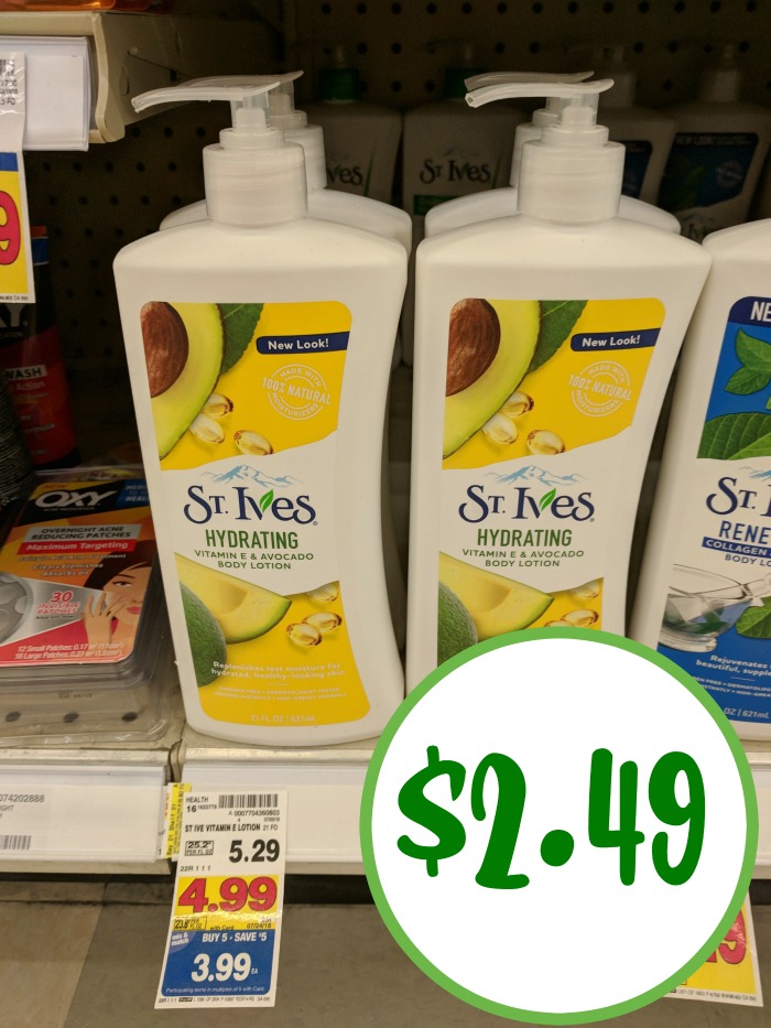 St. Ives Human body Lotion Simply just $2.49 Throughout Kroger Mega Sale graphic regarding St Ives Printable Coupon titled St. Ives Entire body Lotion Specifically $2.49 All through Kroger Mega Sale