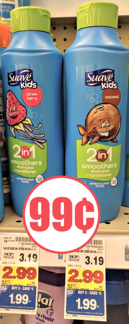 Suave Kids Haircare Just 99 Per Bottle At Kroger