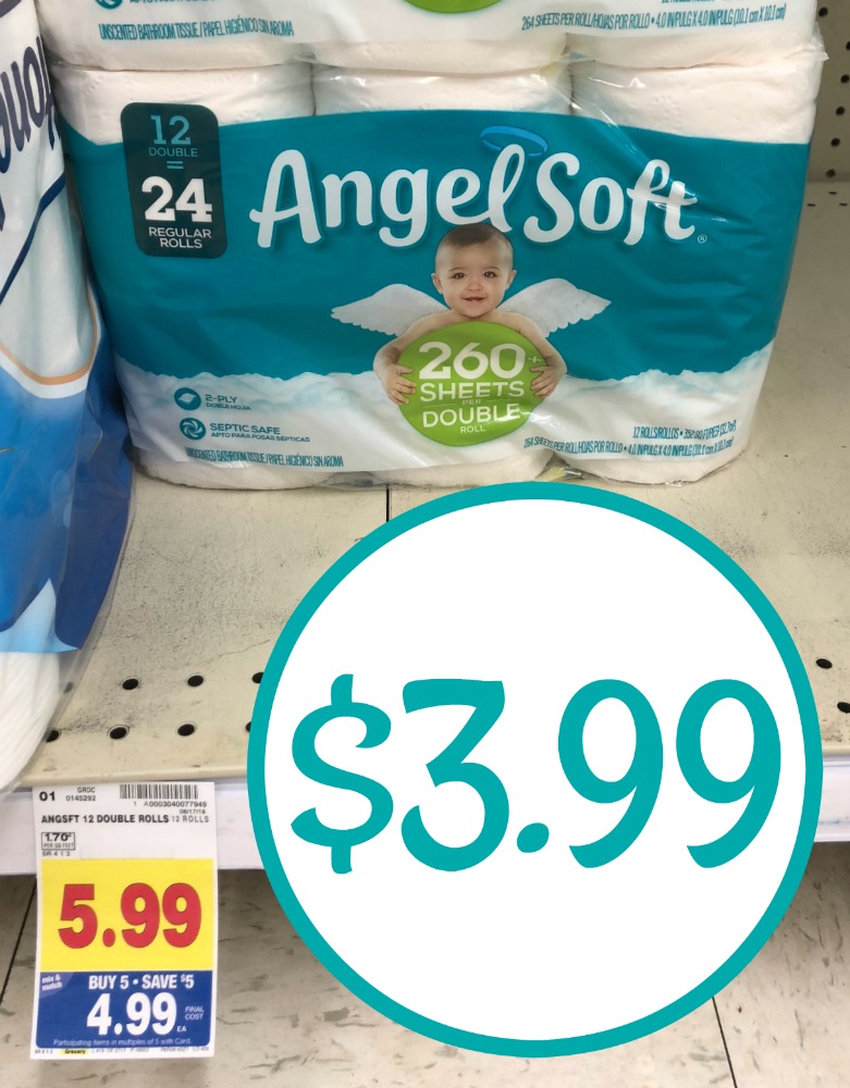 Angel Smooth Rest room Paper - 12 Double Rolls Particularly $3.99 At Kroger photo relating to Angel Soft Printable Coupon titled Angel Gentle Bathroom Paper - 12 Double Rolls Merely $3.99 At Kroger