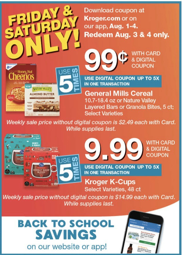 Kroger coupon matchups michigan