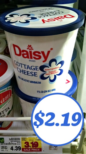 Save Over 2 On Daisy Cottage Cheese At Kroger