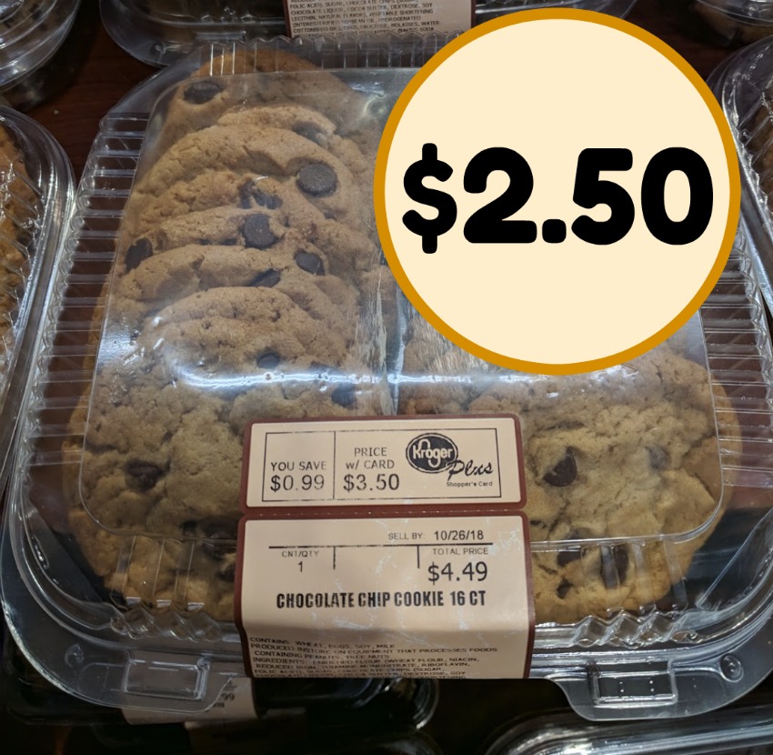 Kroger Bakery Chocolate Chip Cookie Nutrition Facts Besto Blog