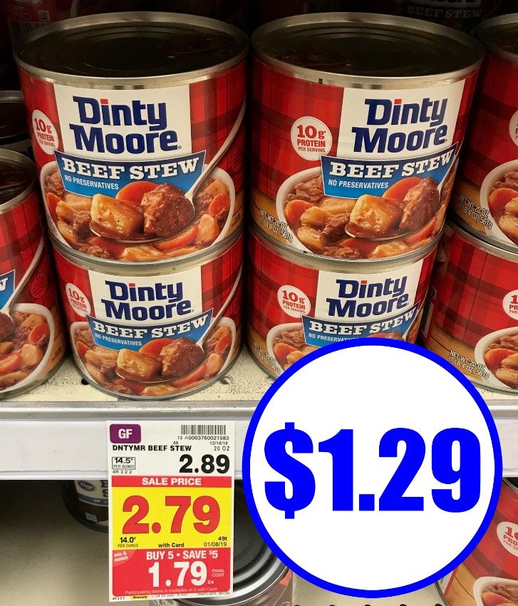 Dinty Moore Beef Stew Just 1 29 Per Can At Kroger