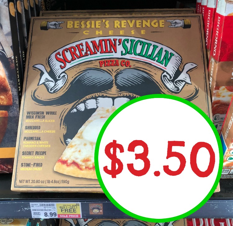Screamin' sicilian pizza coupon