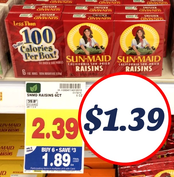 raisin coupons 2019