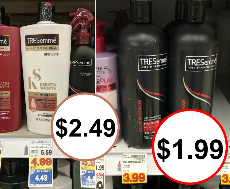 Tresemme Hair Care As Low As 1 99 At Kroger
