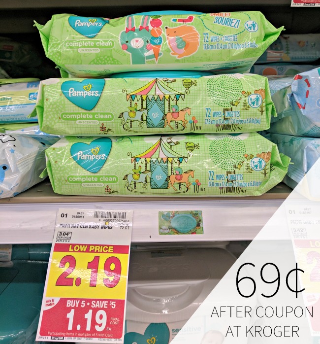 pampers wipes kroger