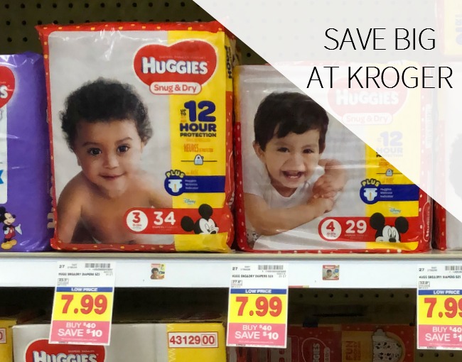 kroger huggies diapers
