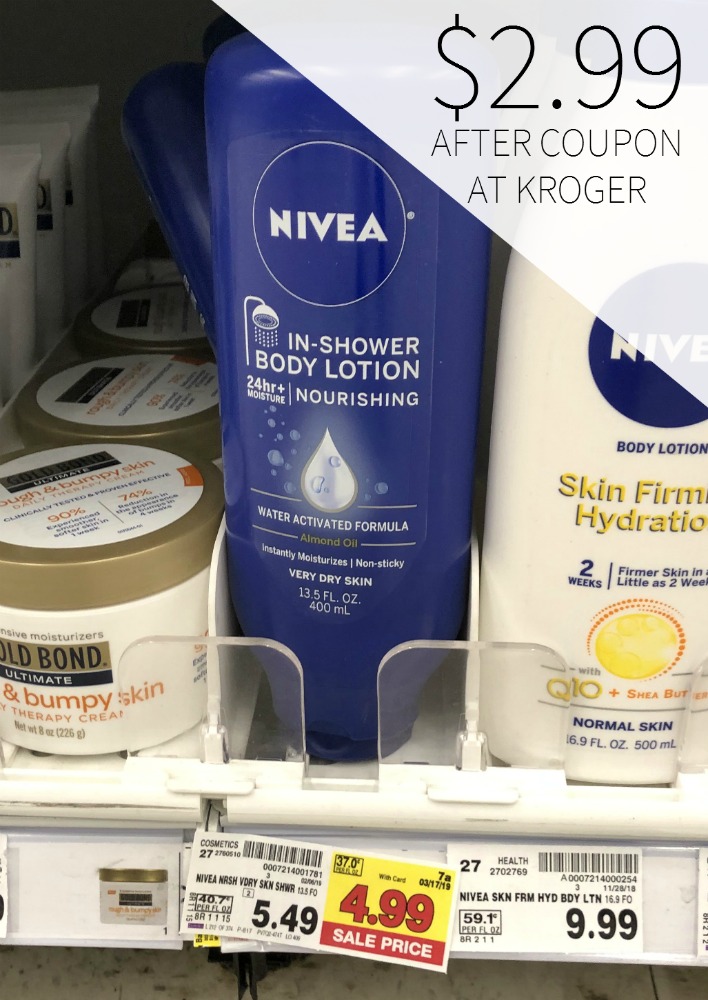 Nivea Discount codes I Centre Kroger graphic relating to 3.00 Off Nivea Printable Coupon called Nivea Discount codes I Center Kroger