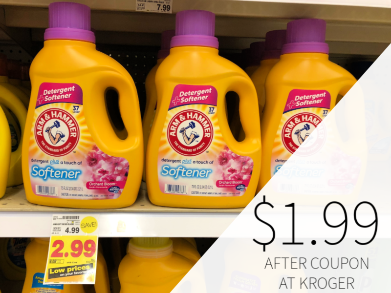 Arm Hammer Liquid Laundry Detergent Only 1 99 At Kroger Arm Hammer Liquid Laundry Detergent, Arm And Hammer Detergent Allergy
