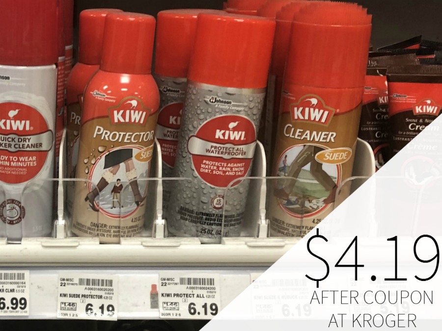 KIWI Shoe Cleaner or Protector Just $4 