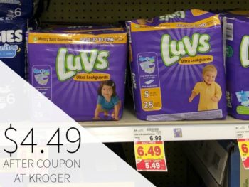kroger luvs coupon