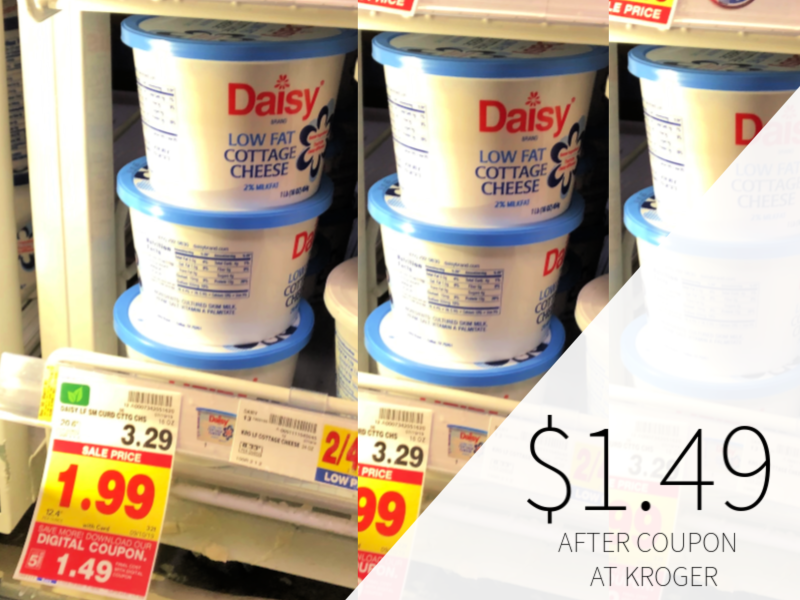 Daisy Cottage Cheese Only 1 49 At Kroger Less Than Half Price