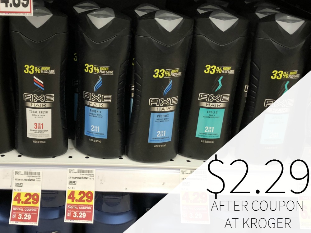 Axe Hair Care As Low As $2.29 At Kroger