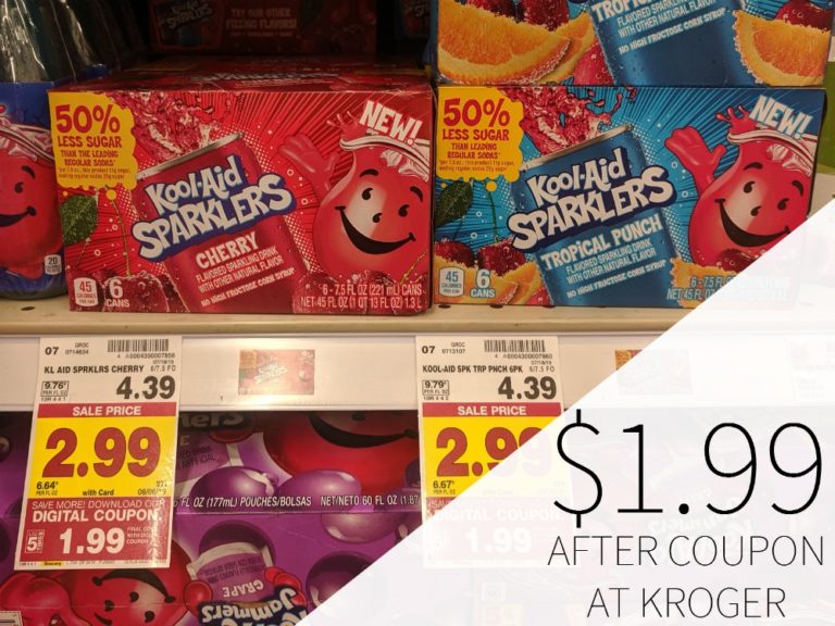Kool Aid Or Country Time Sparklers Just 1.99 At Kroger Less Than
